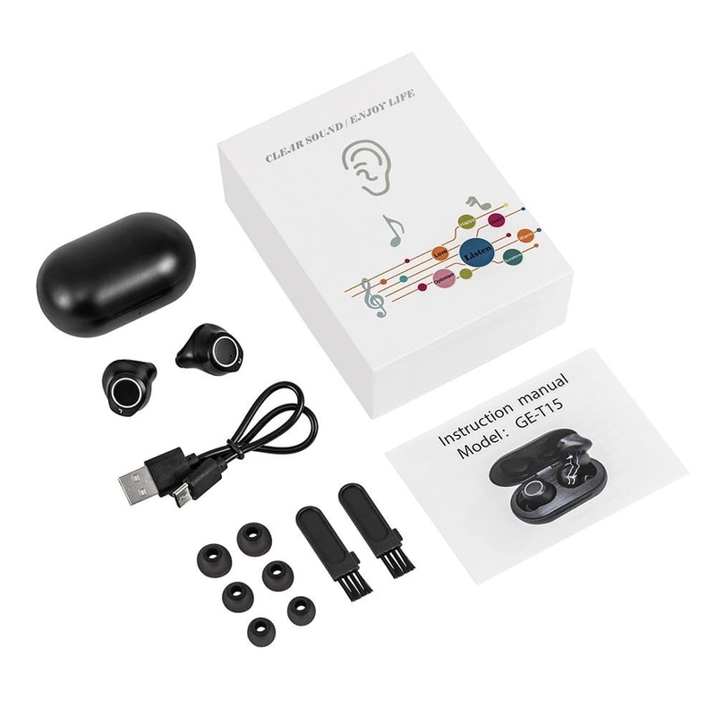 Rechargeable Hearing Aid Sound Amplifier With USB Charging Case For Clear Everyday Listening 8