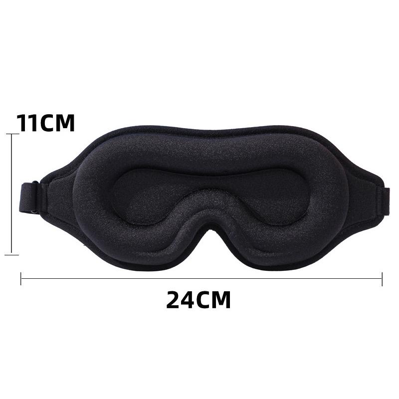 LunaContour 3D Sleep Mask Memory Foam Light Blocking Eye Mask For Travel Lash Friendly Comfort 4