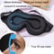 LunaContour 3D Sleep Mask Memory Foam Light Blocking Eye Mask For Travel Lash Friendly Comfort 2