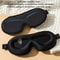 LunaContour 3D Sleep Mask Memory Foam Light Blocking Eye Mask For Travel Lash Friendly Comfort 6