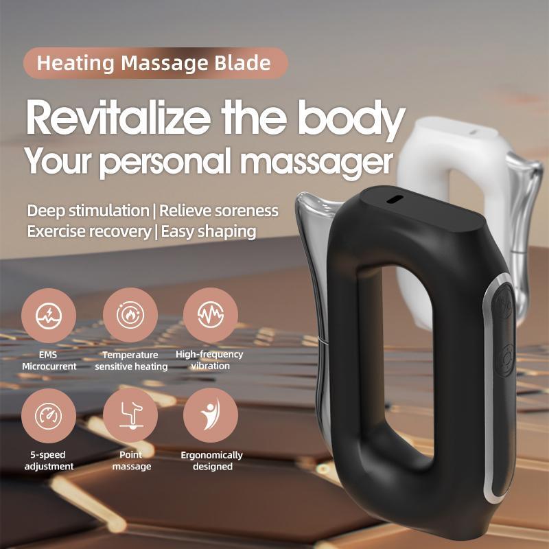 Portable EMS Massage Tool With Heat And Vibration For Deep Muscle Relief 2