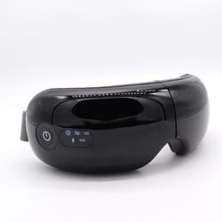 smart heated eye massager with air compression for eye strain relief & relaxation