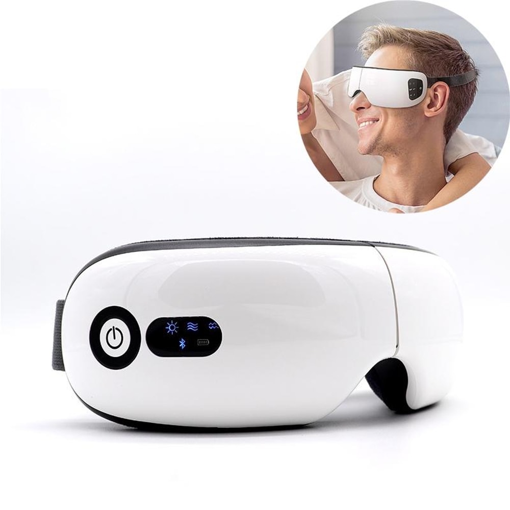Smart Heated Eye Massager With Air Compression For Eye Strain Relief Relaxation 6