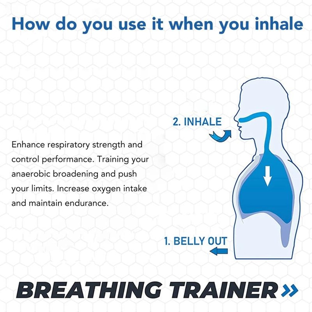 Adjustable Breathing Exerciser Lung Trainer For Strength Endurance Lung Capacity Improvement 1