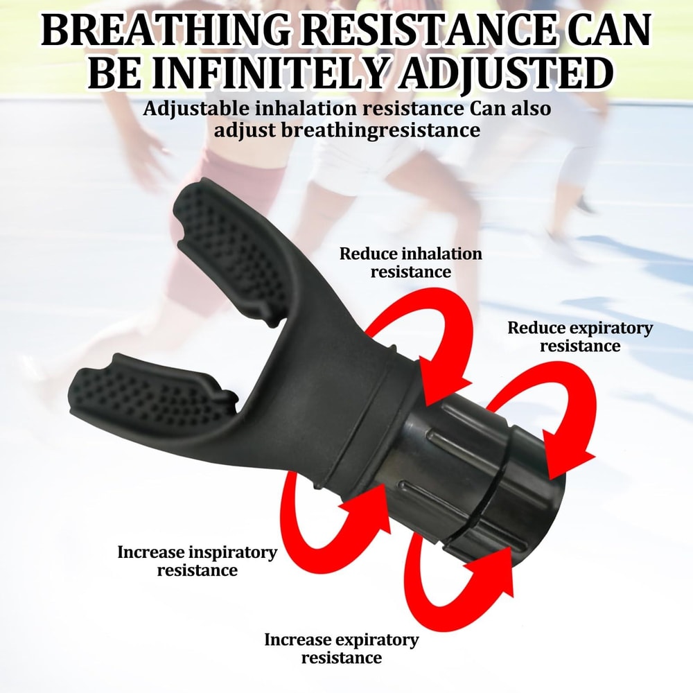 Adjustable Breathing Exerciser Lung Trainer For Strength Endurance Lung Capacity Improvement 2