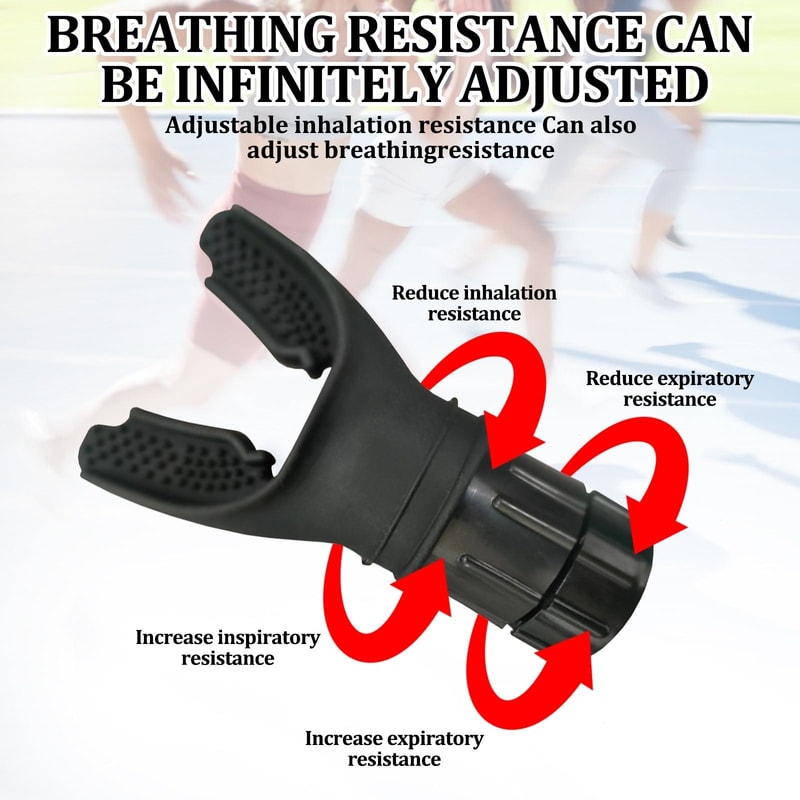 Adjustable Breathing Exerciser Lung Trainer For Strength Endurance Lung Capacity Improvement 2