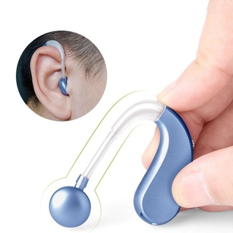 Rechargeable Invisible Hearing Aid For Seniors With Noise Reduction And Dual Listening Modes 0