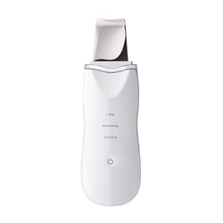 ultrasonic skin scrubber facial cleansing device blackhead remover & deep pore cleaner