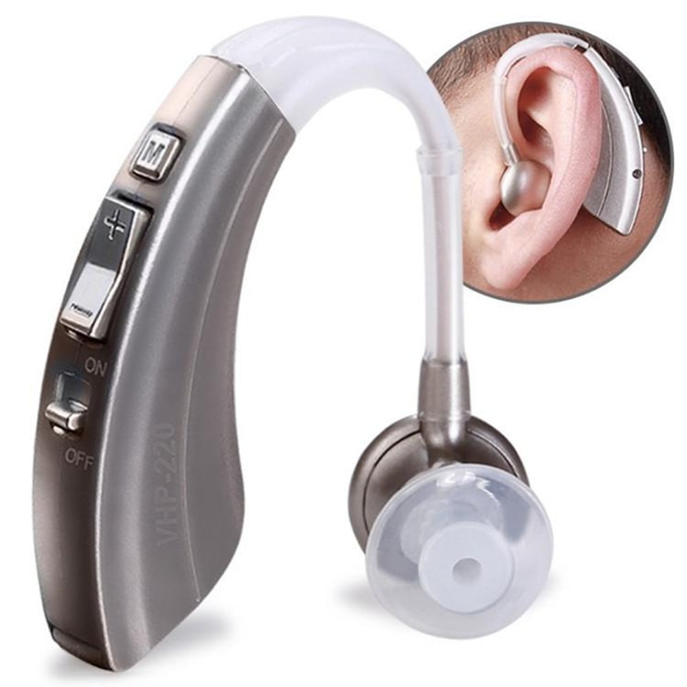 VHP 220 Invisible Hearing Aid With Noise Reduction And Long Battery Life For Seniors 0