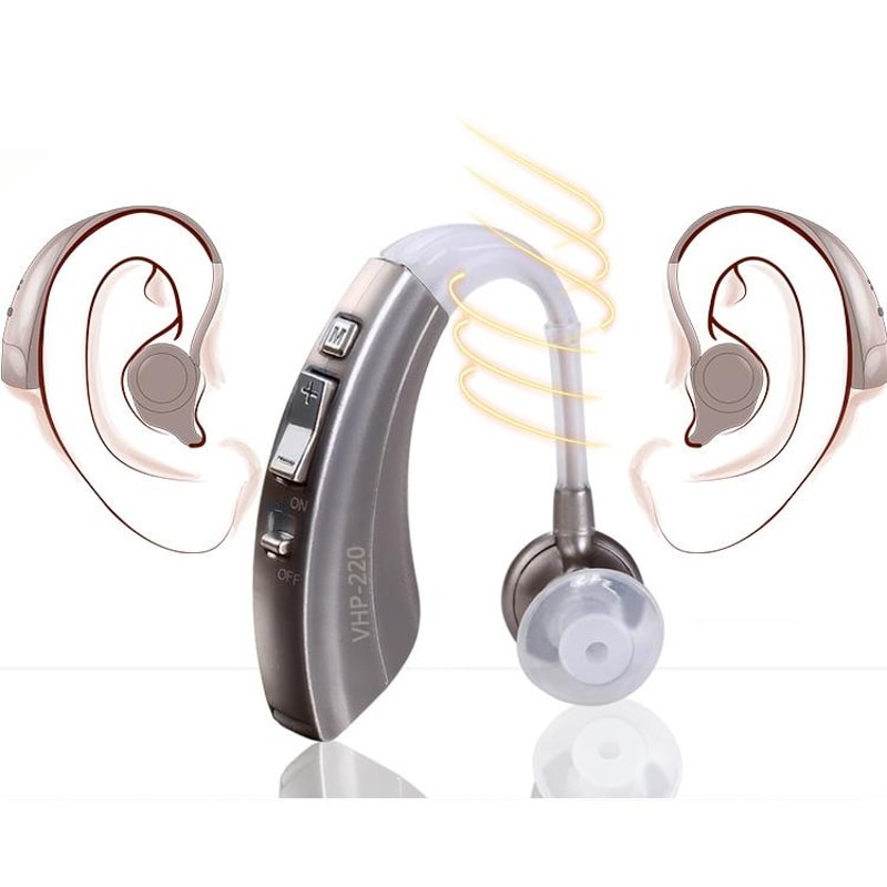 VHP 220 Invisible Hearing Aid With Noise Reduction And Long Battery Life For Seniors 1