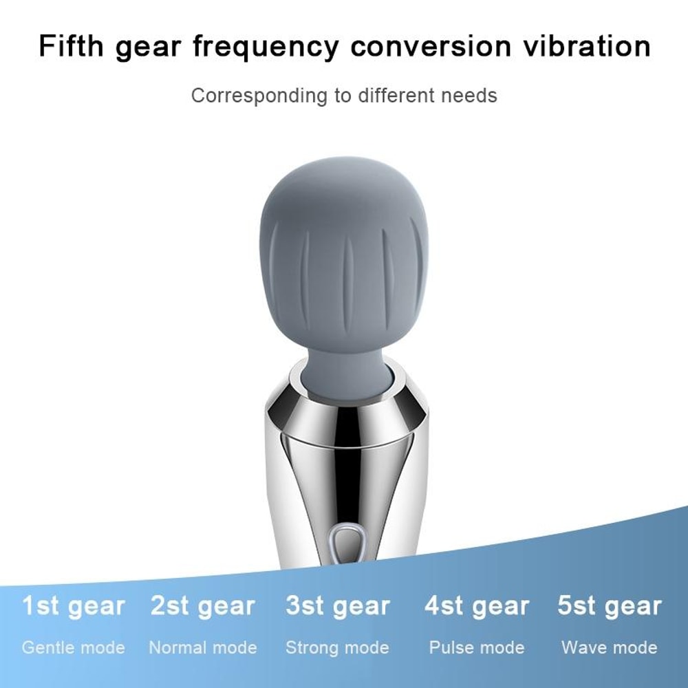 FlexRelief Portable Massage Stick Waterproof Handheld Massager With 5 Intensity Levels 4