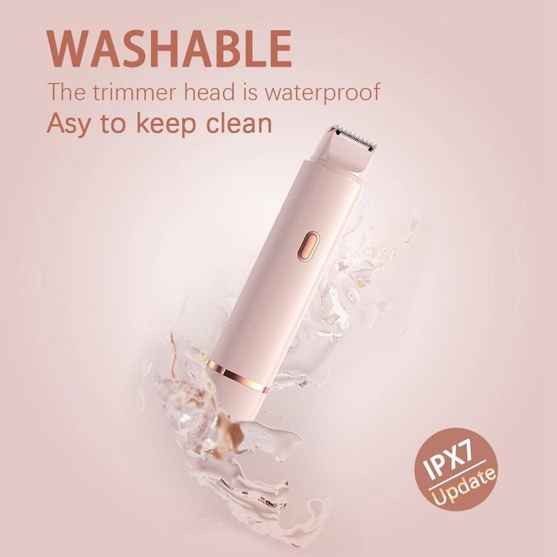 SilkTrim Trimmer For Women With Dual Heads Type C Charging Waterproof Design 6