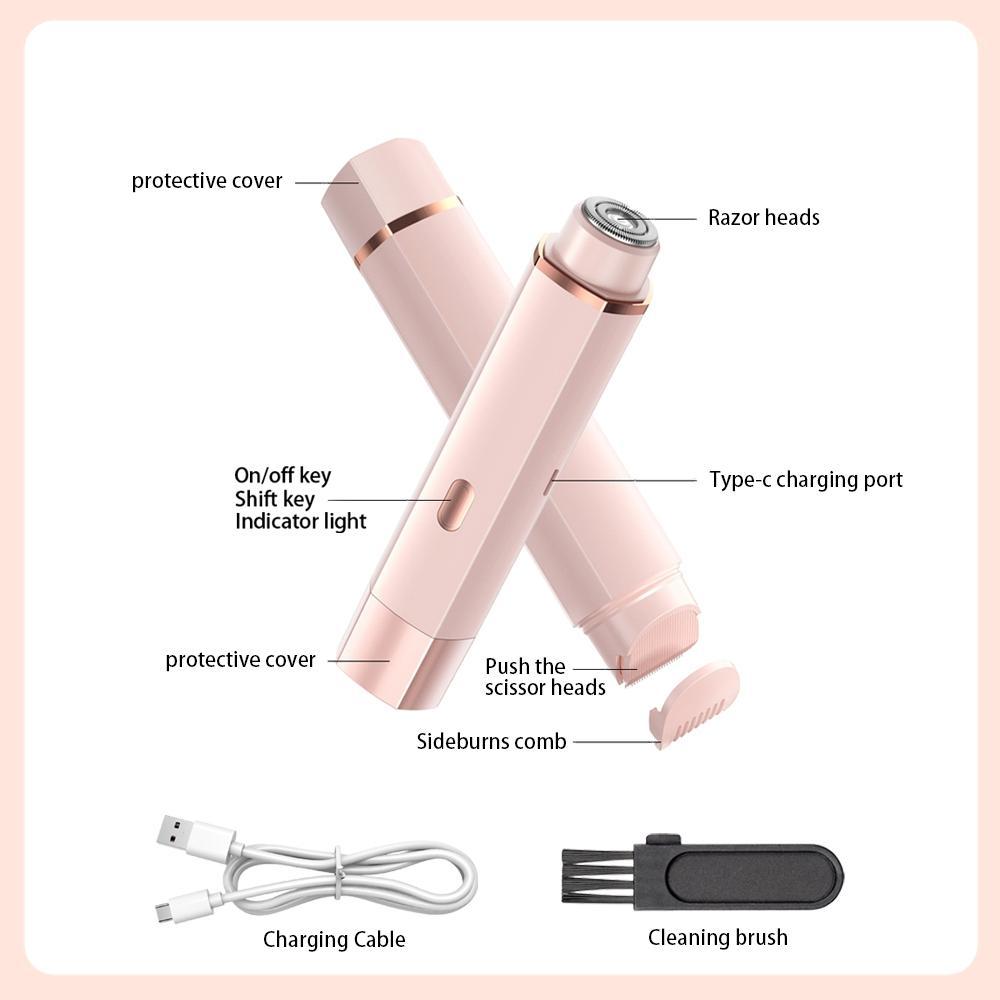 SilkTrim Trimmer For Women With Dual Heads Type C Charging Waterproof Design 7
