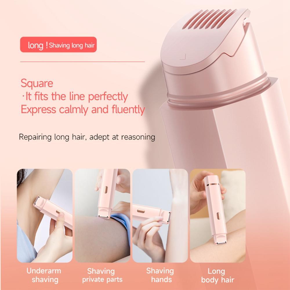 SilkTrim Trimmer For Women With Dual Heads Type C Charging Waterproof Design 4