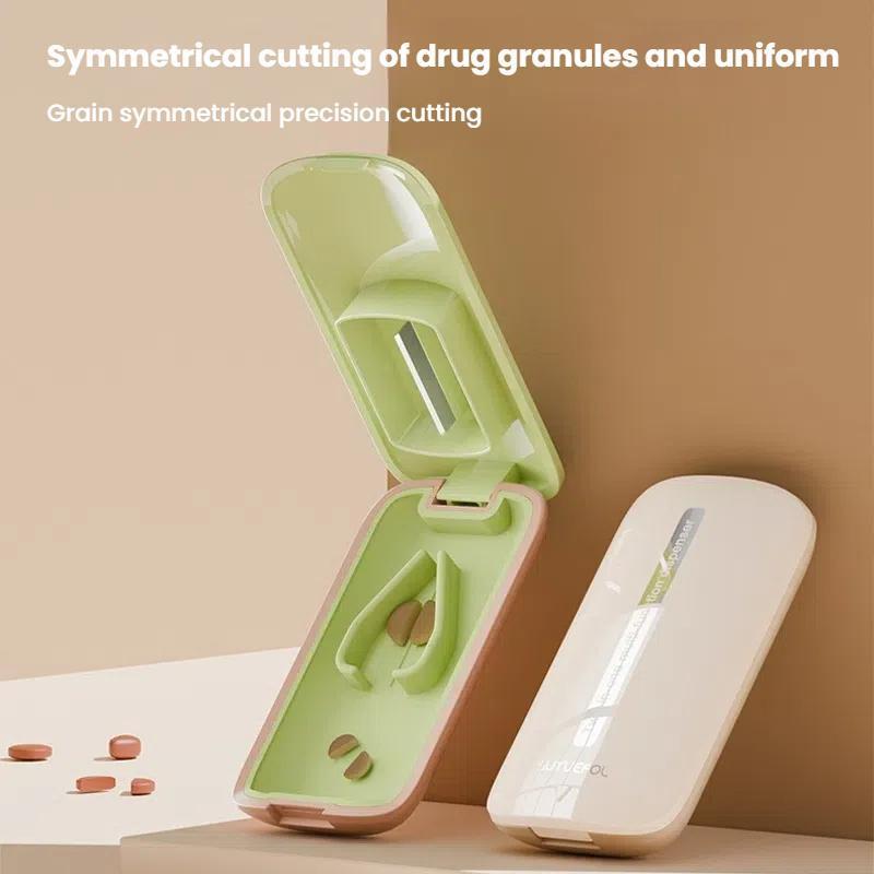 Precision Portable Pill Cutter Storage Box For Accurate Tablet Splitting 5