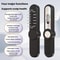 Laser Hair Growth Scalp Massager Comb With Red Blue Light Therapy Oil Applicator Roller 5