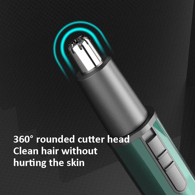 MARSKE 3 in 1 Nose Hair Trimmer Rechargeable Grooming Kit with Beard & Eyebrow Trimmer