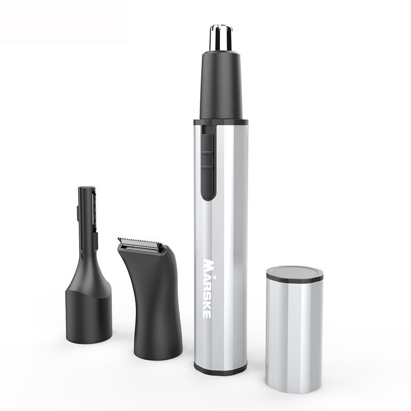 MARSKE 3 in 1 Nose Hair Trimmer Rechargeable Grooming Kit with Beard & Eyebrow Trimmer