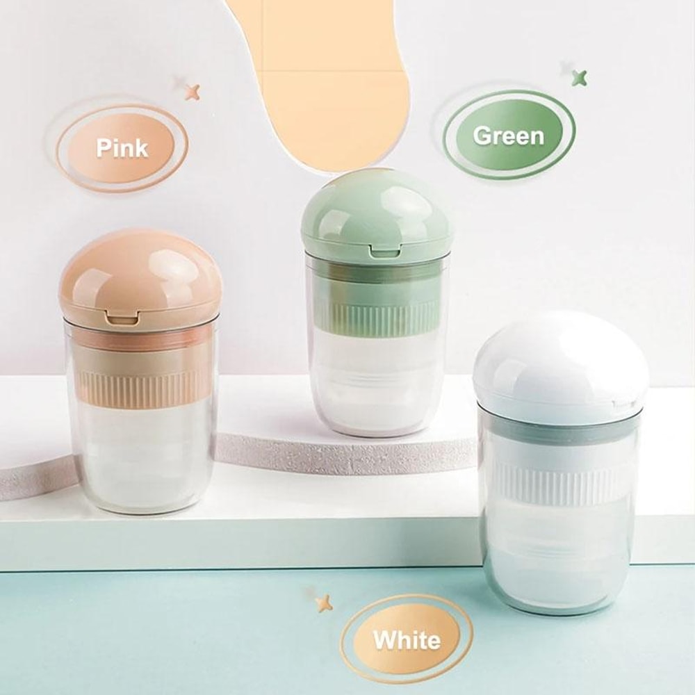 4 In 1 Portable Pill Cutter Crusher Organizer With Storage Box And Travel Cup 0