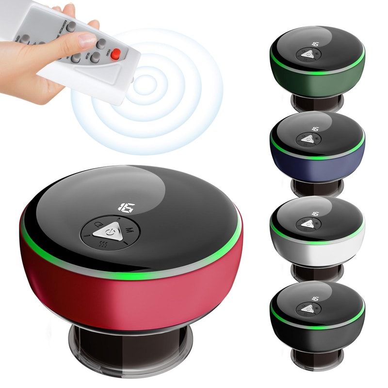 Smart Heated Electric Cupping Massager With Remote Control Deep Tissue Heat Therapy 1