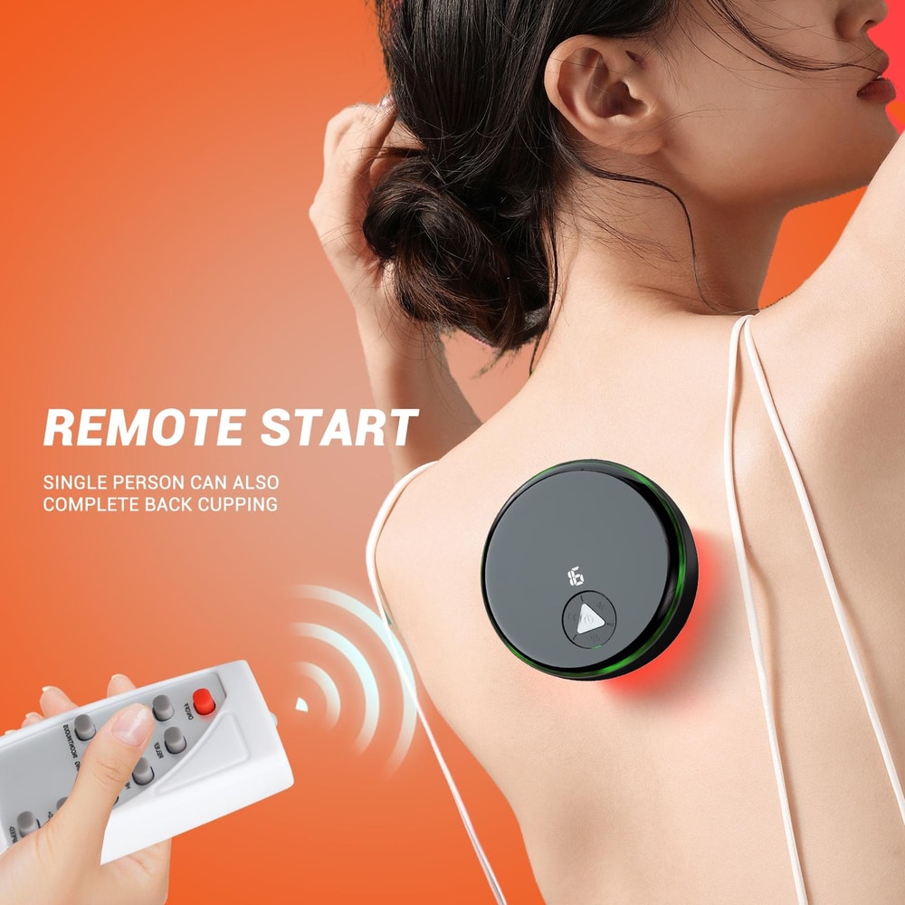 Smart Heated Electric Cupping Massager With Remote Control Deep Tissue Heat Therapy 9