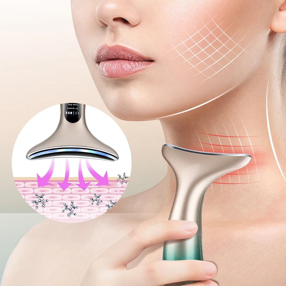 RadianceLift EMS Neck Face Massager With LED Light Therapy And Heat Care 3