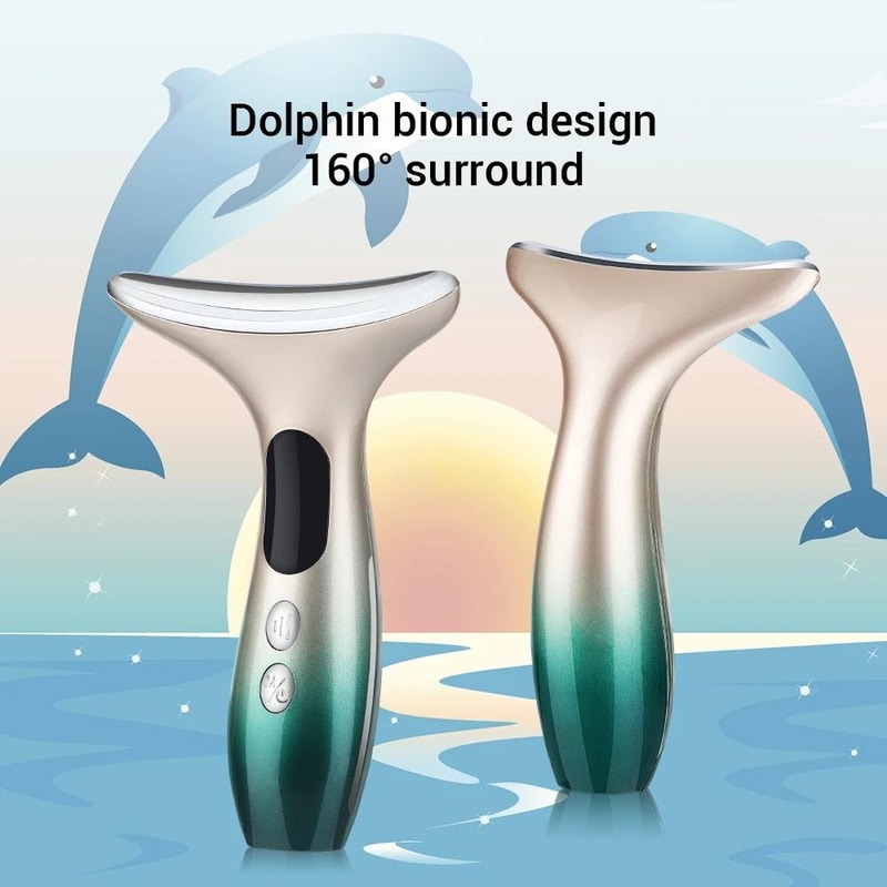 RadianceLift EMS Neck Face Massager With LED Light Therapy And Heat Care 8