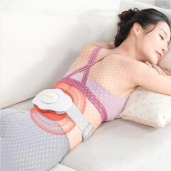 thermapulse ems lumbar massager belt with heat therapy & deep tissue vibration