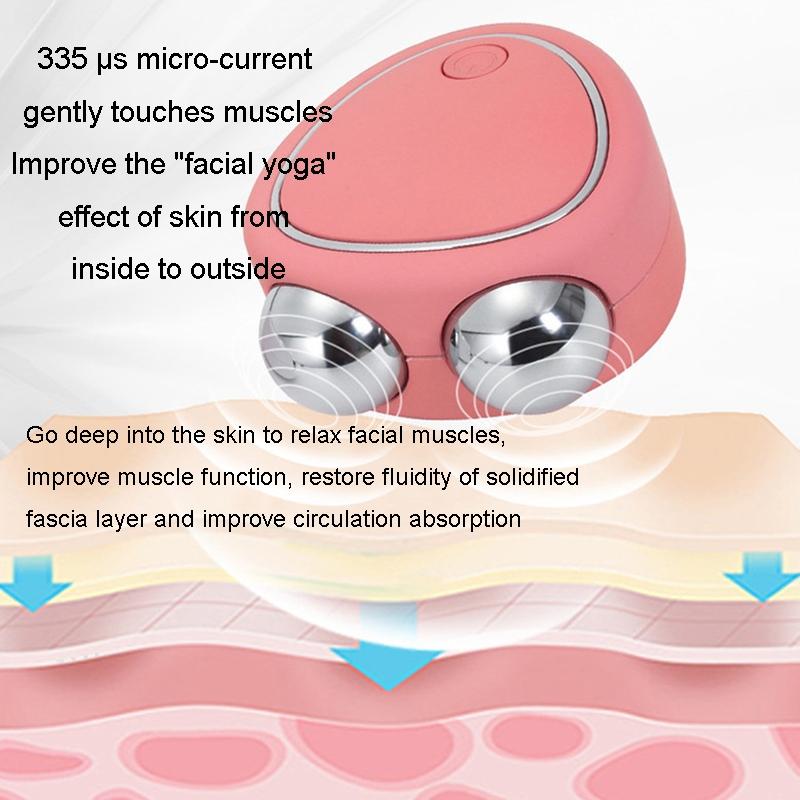 Microcurrent Facial Lifting Massager USB Rechargeable Anti Aging Face Sculpting Device 3