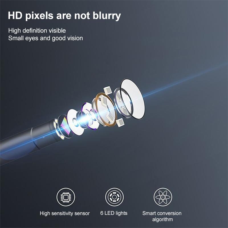 Smart Visual Ear Wax Removal Camera with HD Otoscope Lens & LED Ear Cleaner