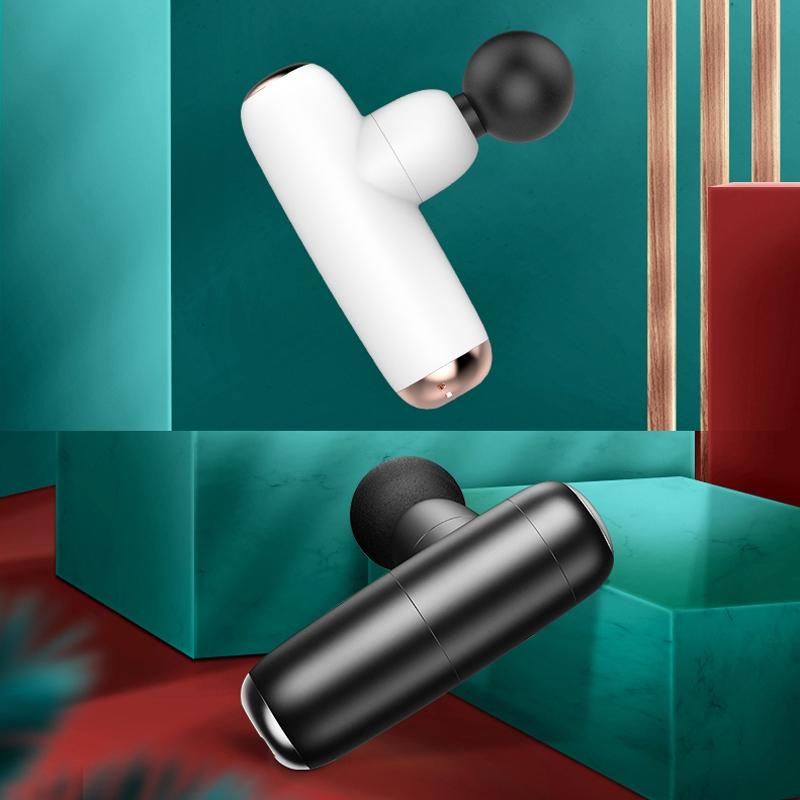 Portable Deep Tissue Massage Gun With 4 Heads USB C Muscle Recovery Massager 1