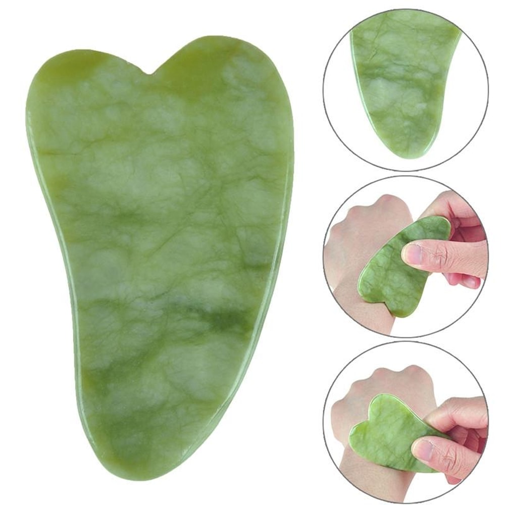 7 Piece Facial Gua Sha Massage Set For Lymphatic Drainage Acupressure Face Sculpting 6