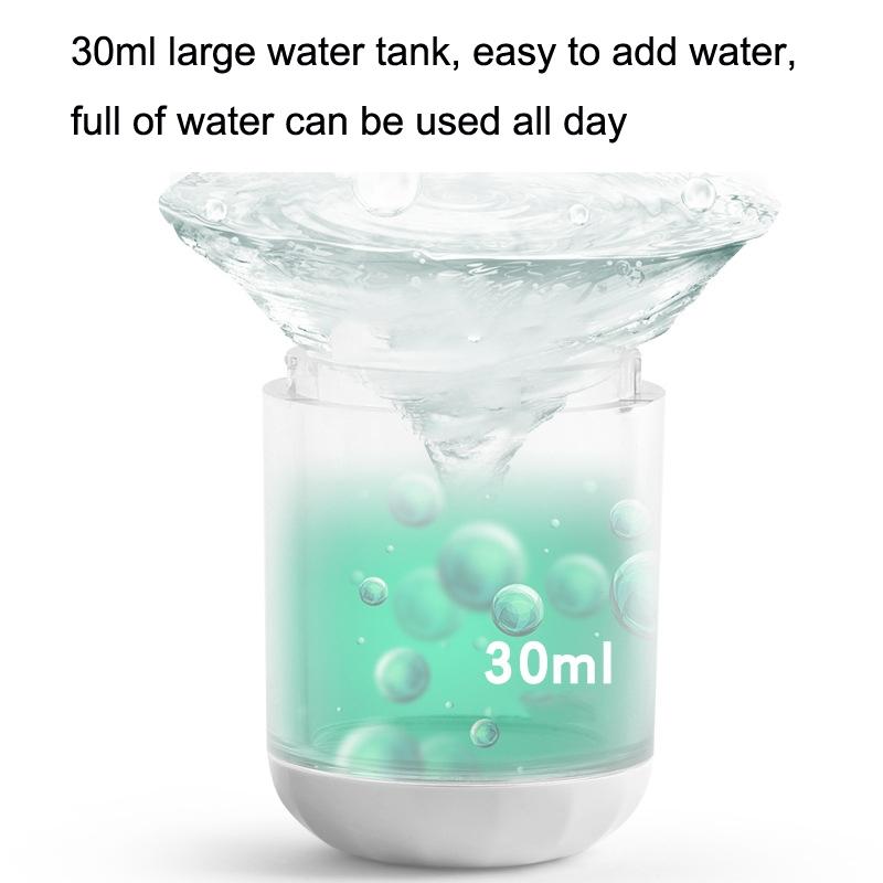 HydraMist Portable Nano Face Mister USB Rechargeable Facial Humidifier for Deep Skin Hydration