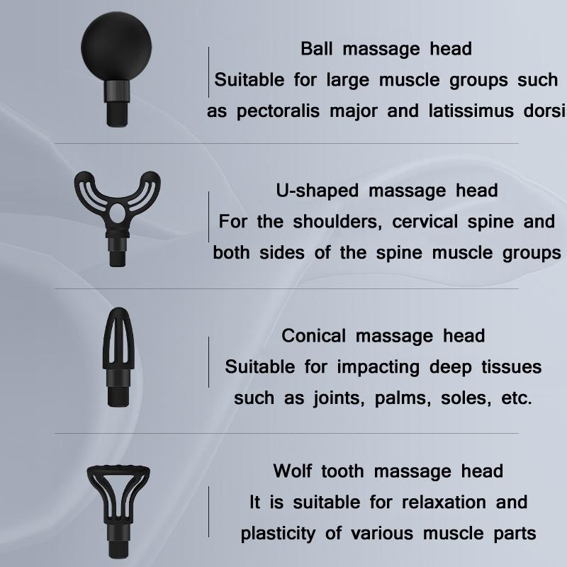FlexRelief Mini Massage Gun For Deep Tissue Recovery Muscle Relaxation 9