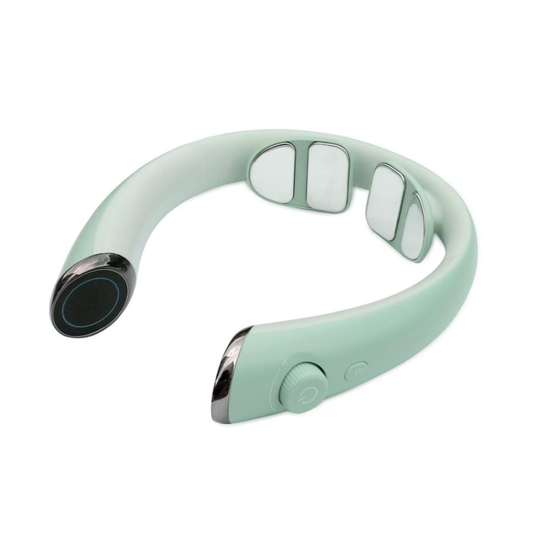 Smart EMS Neck Massager With Heat Therapy 6 Modes USB Rechargeable Pain Relief 1