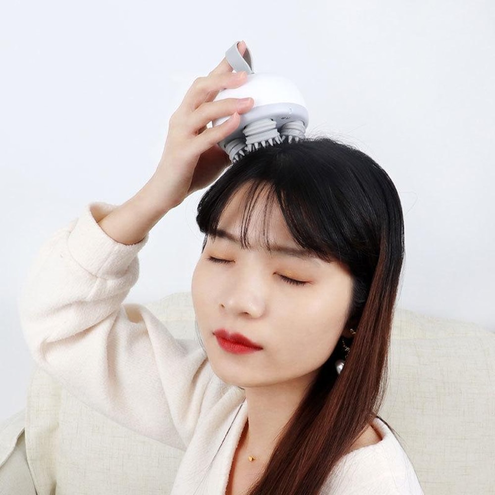 3D Electric Scalp Massager With 84 Silicone Nodes 4 Relaxation Modes 3