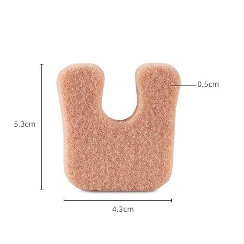 ComfortGrip U Shaped Heel Cushion Pads Anti Slip Felt Inserts For Shoes 4