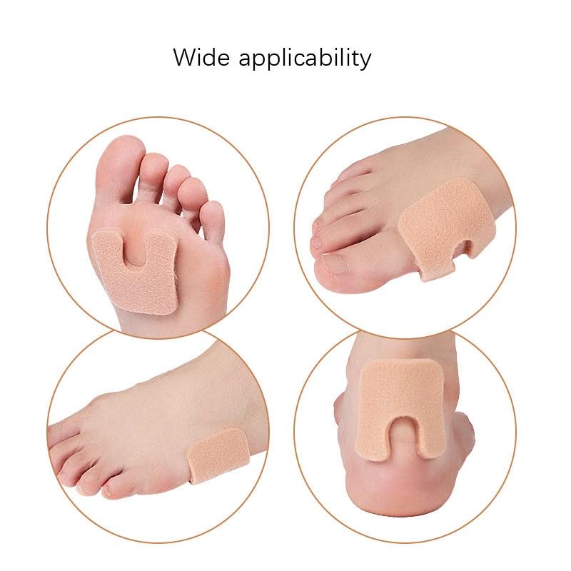 ComfortGrip U Shaped Heel Cushion Pads Anti Slip Felt Inserts For Shoes 3