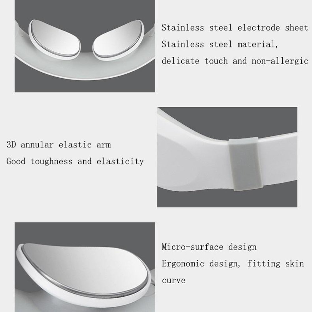 Smart EMS Neck Massager With Heat Therapy And Pulse Relief For Cervical Pain 5