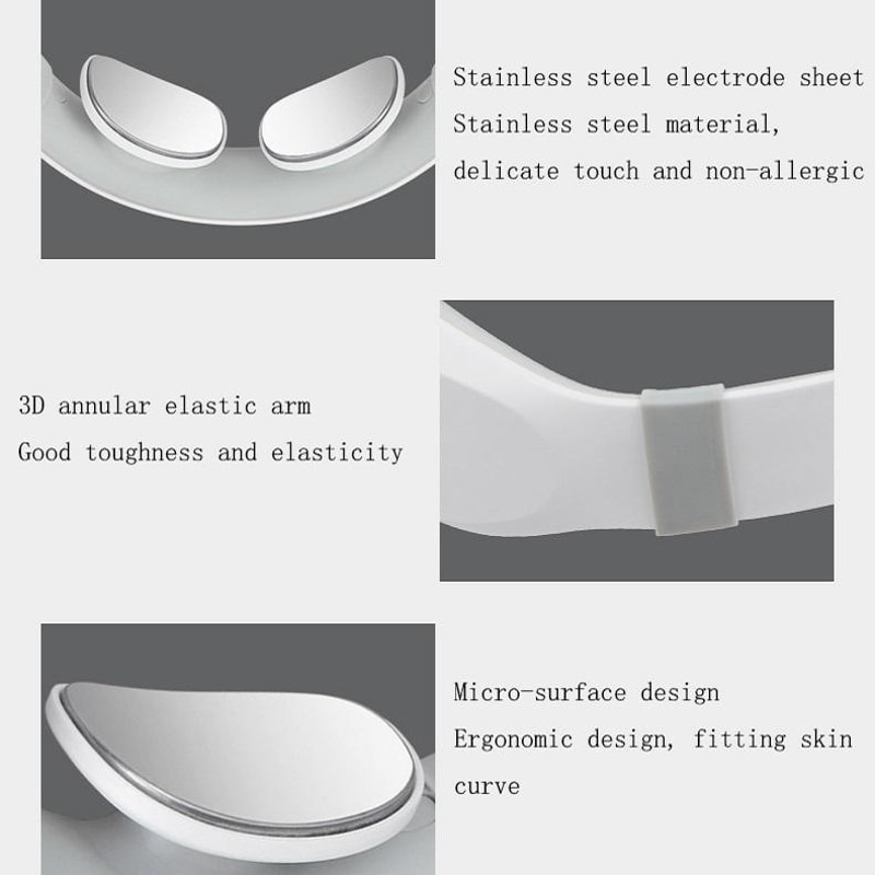Smart EMS Neck Massager With Heat Therapy And Pulse Relief For Cervical Pain 5
