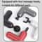 J12A Mini Massage Gun Portable Deep Tissue Muscle Massager With 6 Speeds 4 Massage Heads 4