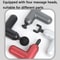J12A Mini Massage Gun Portable Deep Tissue Muscle Massager With 6 Speeds 4 Massage Heads 4