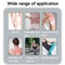 J12A Mini Massage Gun Portable Deep Tissue Muscle Massager With 6 Speeds 4 Massage Heads 7