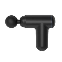 j12a mini massage gun portable deep tissue muscle massager with 6 speeds & 4 massage heads