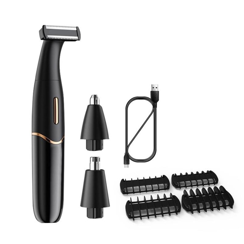 PrecisionGroom 3 In 1 USB Electric Shaver Eyebrow Trimmer With Nose Hair Trimmer 0