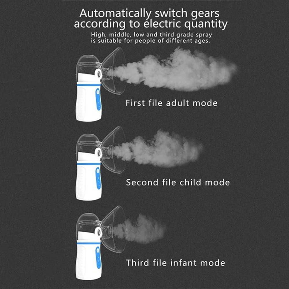 N5S Portable Mesh Nebulizer For Adults Kids Quiet USB Handheld Portable Nebulizer Machine 7