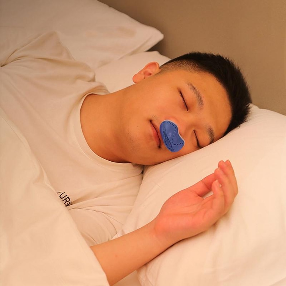 SilentFlow Rechargeable Anti Snoring Device With Adjustable Airflow Comfortable Nasal Support 1
