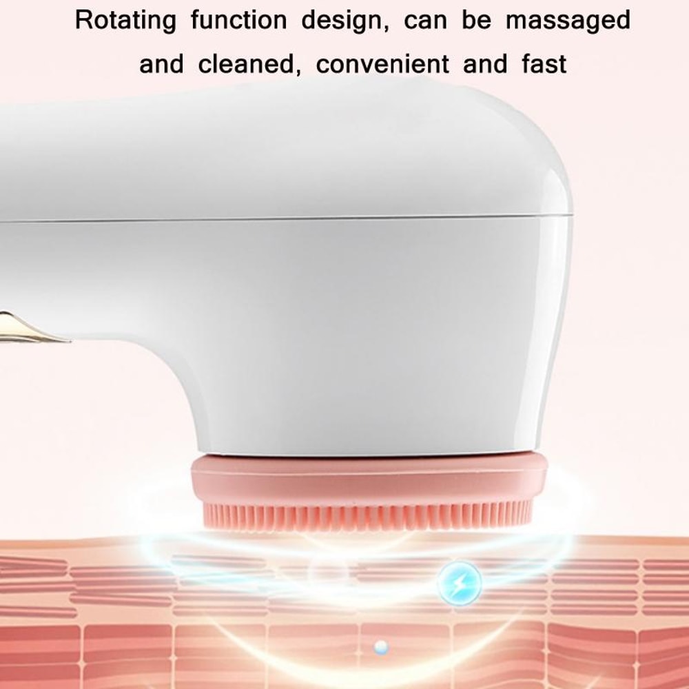 GlowSpin Deep Pore Facial Cleansing Brush With Silicone Heads Blackhead Care 2