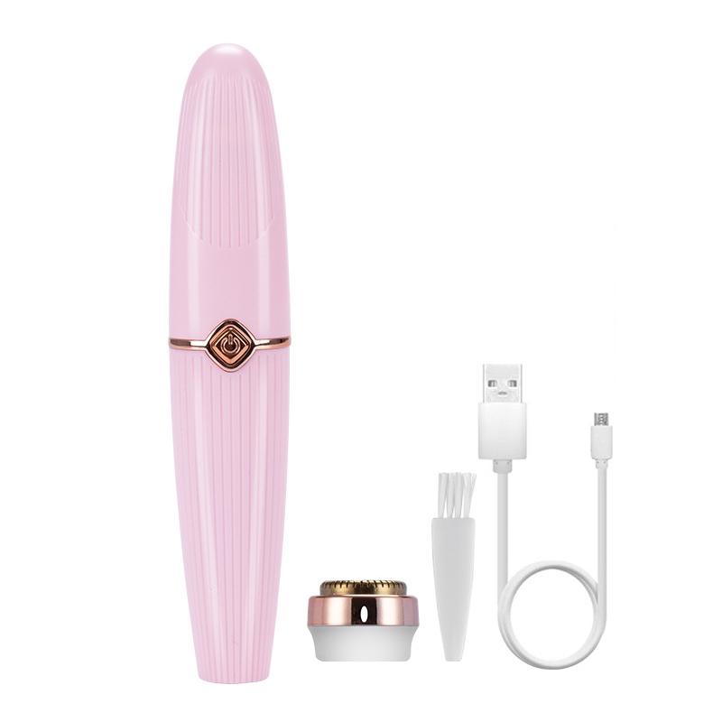 2 In 1 Portable Mini Face Shaver Eyebrow Trimmer For Women USB Rechargeable 7