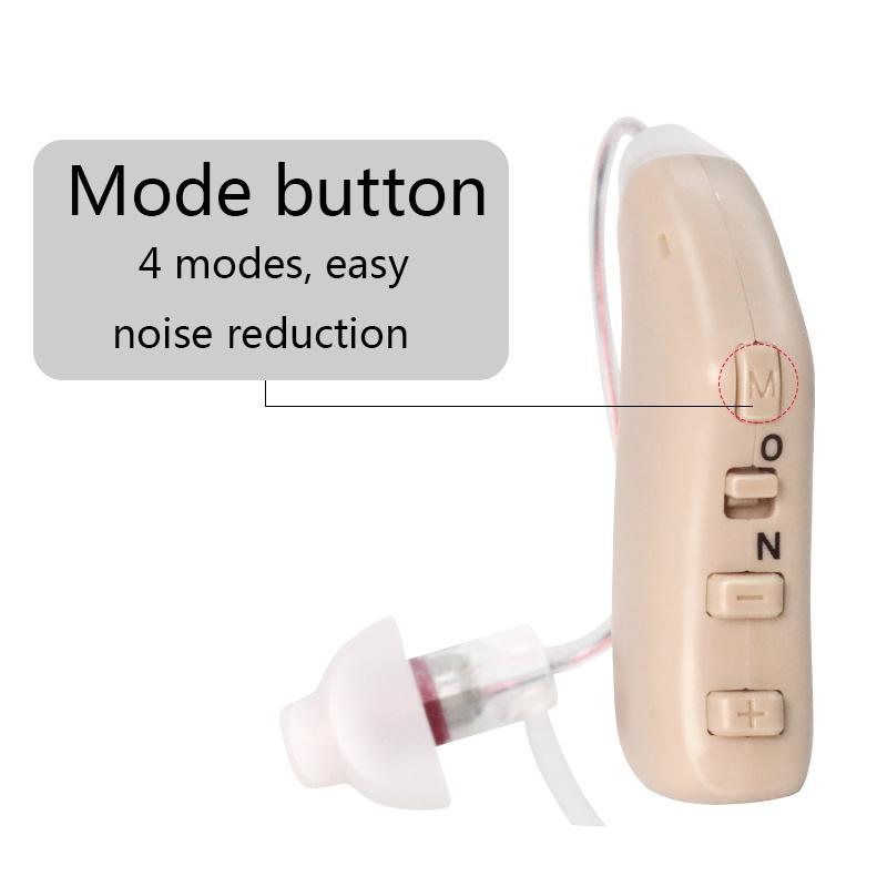 G28 Rechargeable Hearing Aid For Seniors With Digital Noise Reduction Invisible Right Ear Fit 3